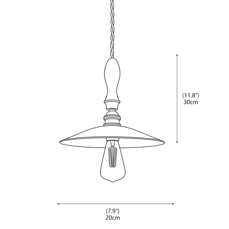 Callum Brass Pendant Lamp