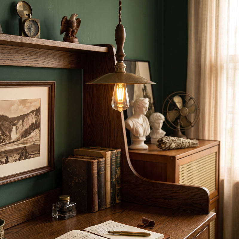 Callum Brass Pendant Lamp