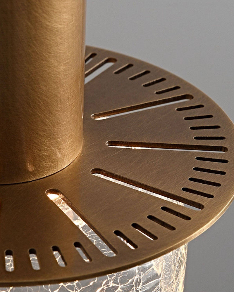 Callum Crackle Glass Pendant Lamp
