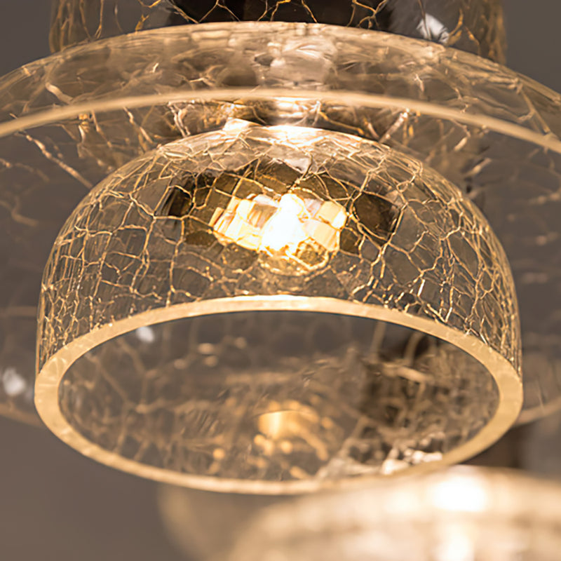 Callum Crackle Glass Pendant Lamp