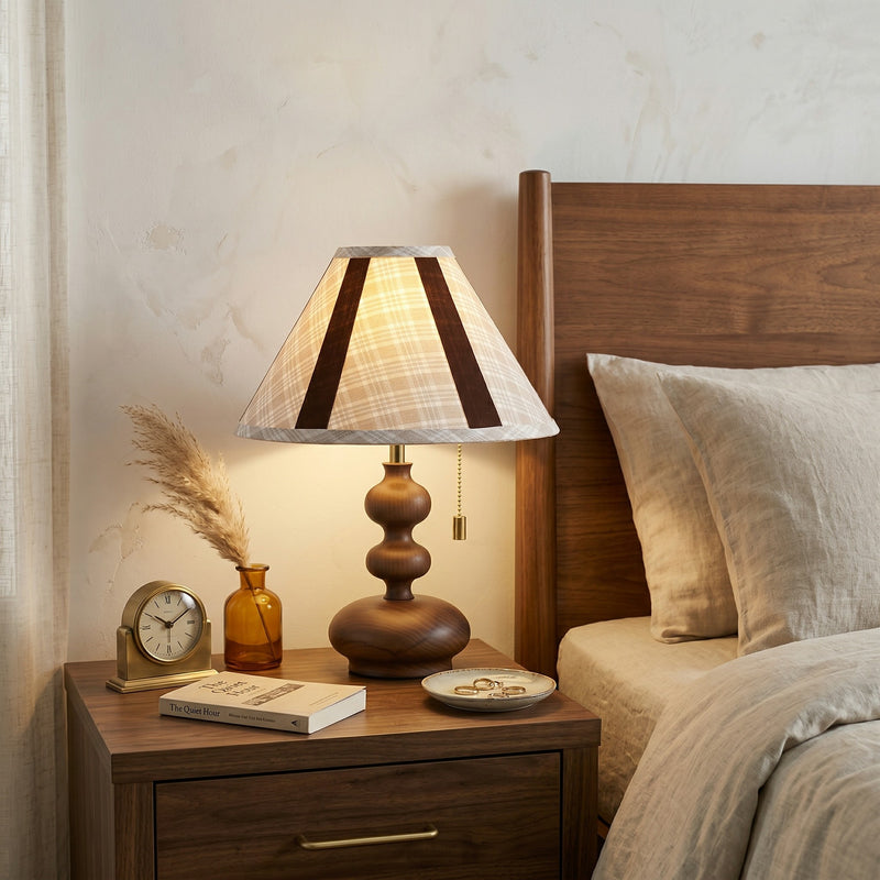 Calvion Wood Table Lamp