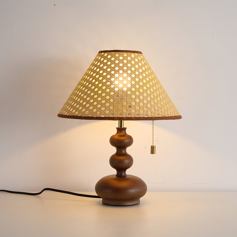 Calvion Wood Table Lamp