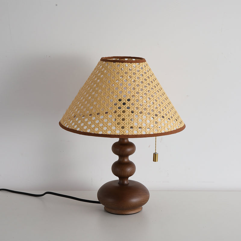 Calvion Wood Table Lamp
