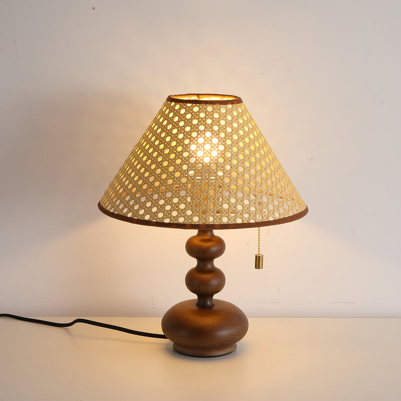 Calvion Wood Table Lamp