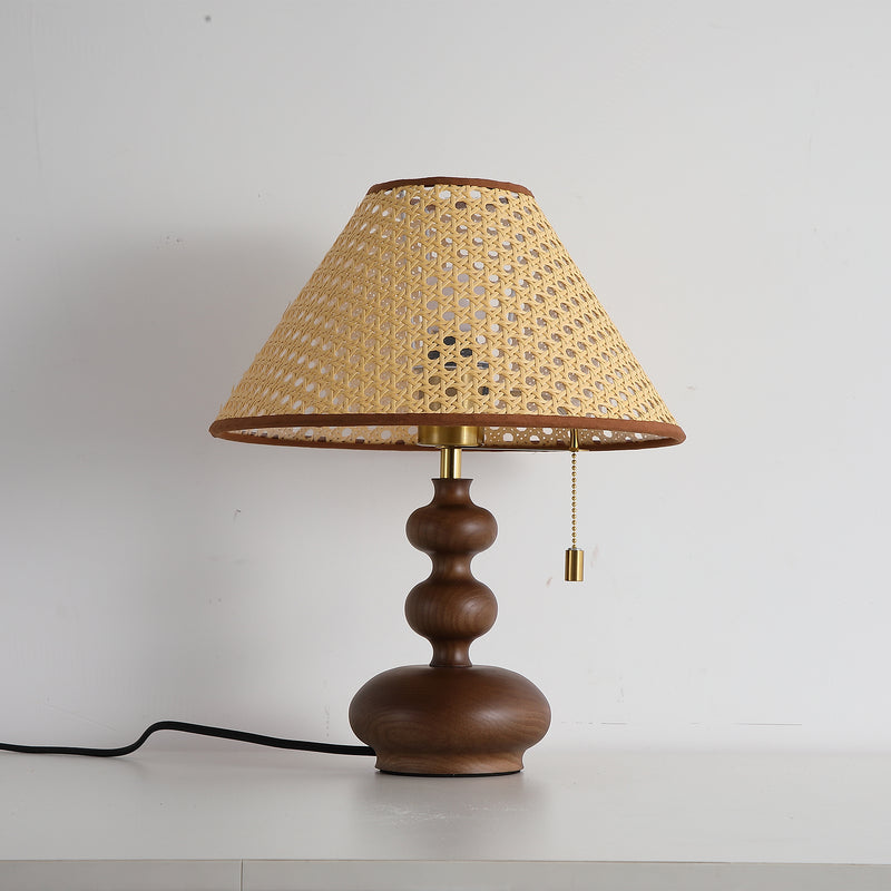 Calvion Wood Table Lamp