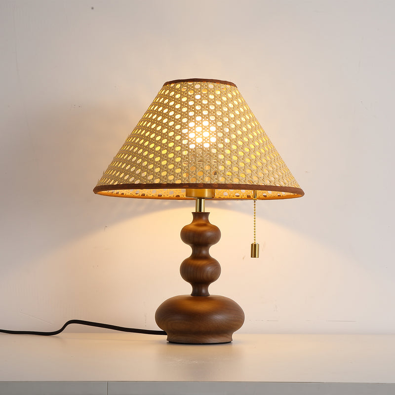 Calvion Wood Table Lamp