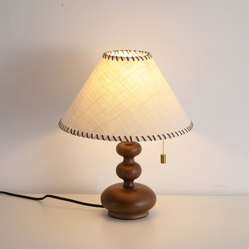 Calvion Wood Table Lamp