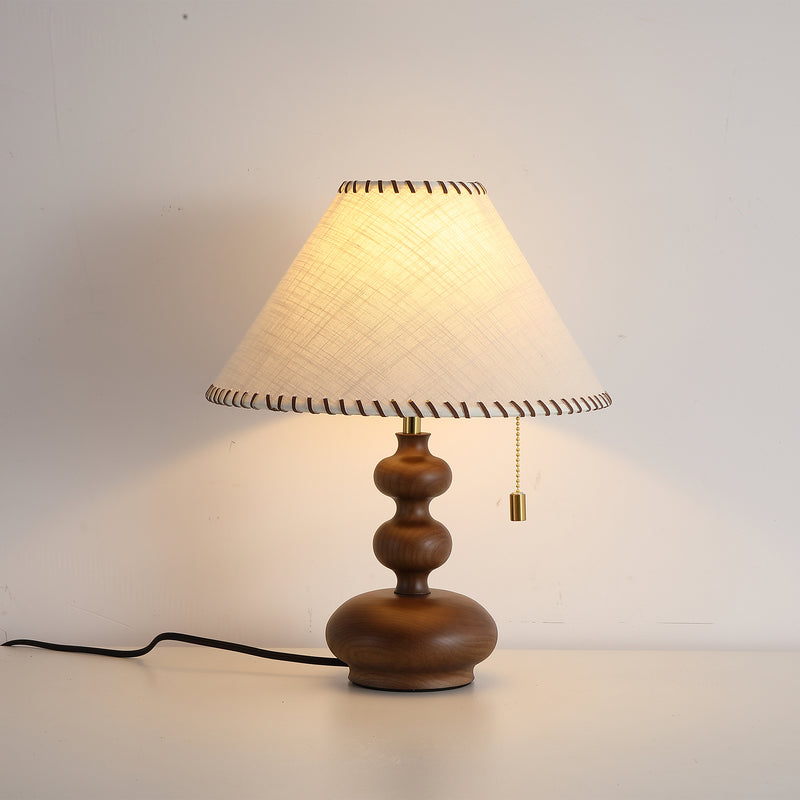 Calvion Wood Table Lamp