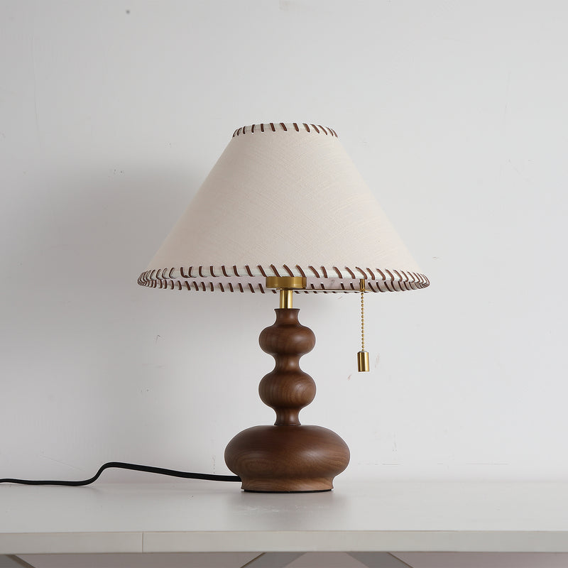 Calvion Wood Table Lamp