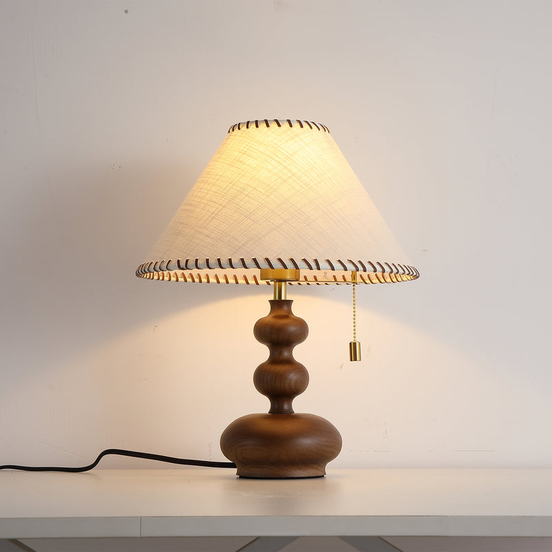 Calvion Wood Table Lamp