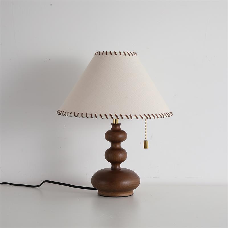 Calvion Wood Table Lamp
