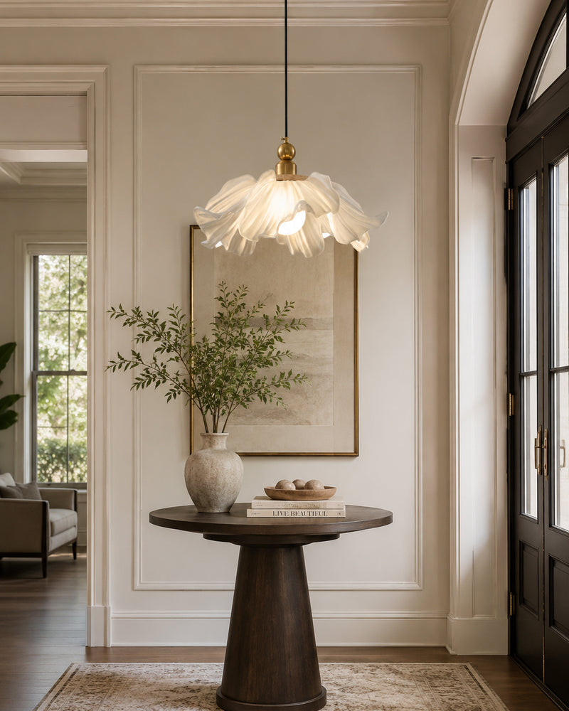 Camille Frosted Bloom Pendant lamp