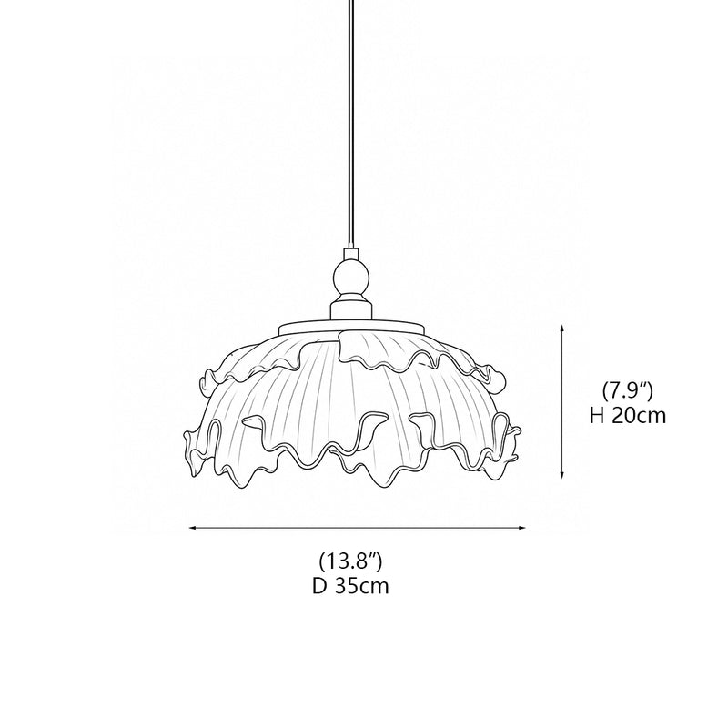 Genevieve Tiered Bloom Pendant Lamp