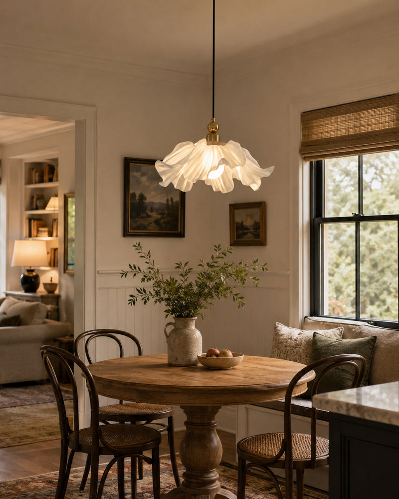 Camille Frosted Bloom Pendant lamp