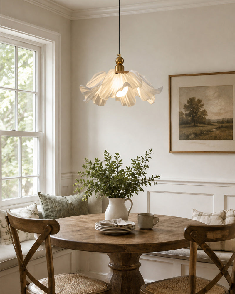 Camille Frosted Bloom Pendant lamp