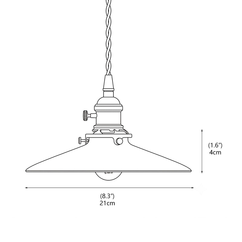 Camille Glass Pendant Lamp