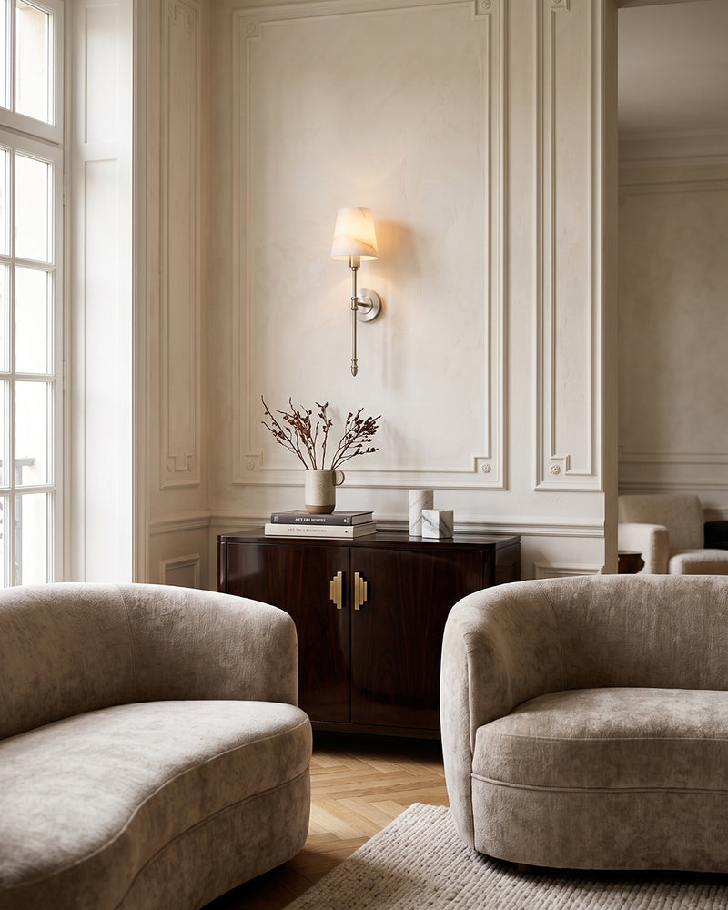 Calder Alabaster-Wandleuchte