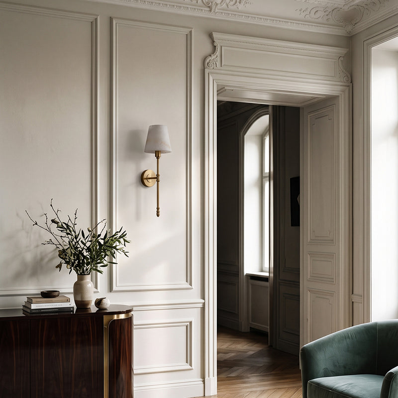 Calder Alabaster-Wandleuchte