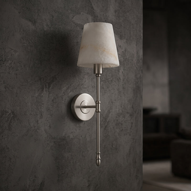 Calder Alabaster-Wandleuchte