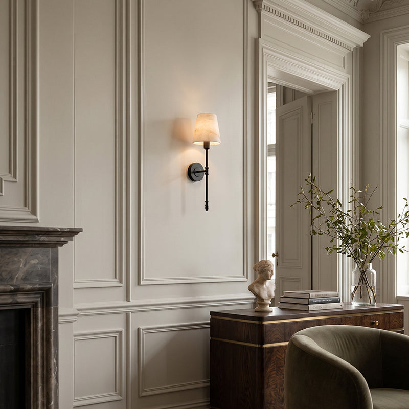 Calder Alabaster-Wandleuchte