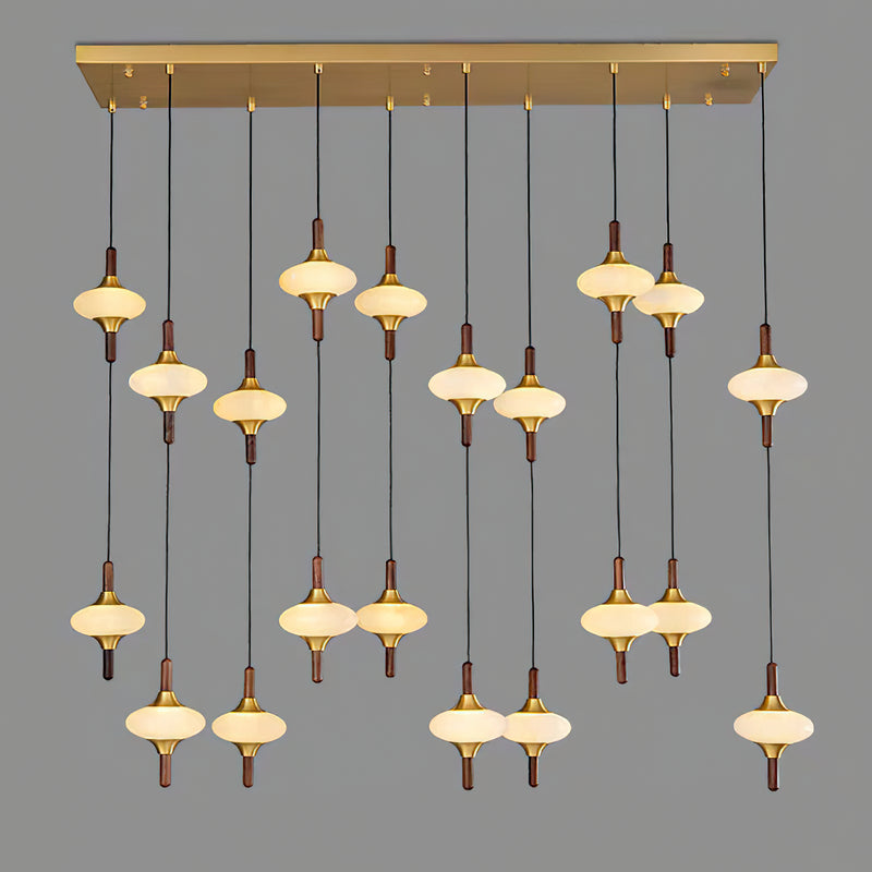 Cascade Spindle Chandelier