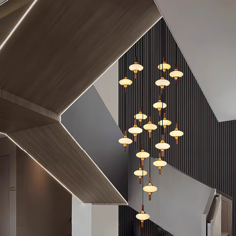 Cascade Spindle Chandelier