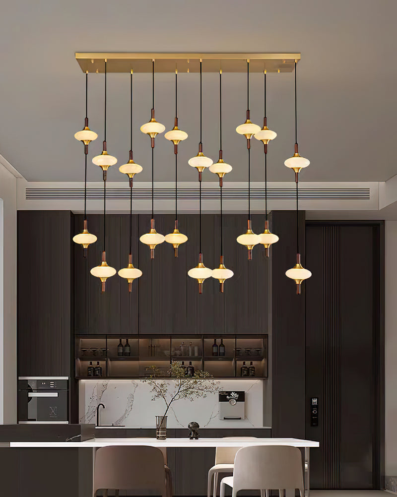Cascade Spindle Chandelier