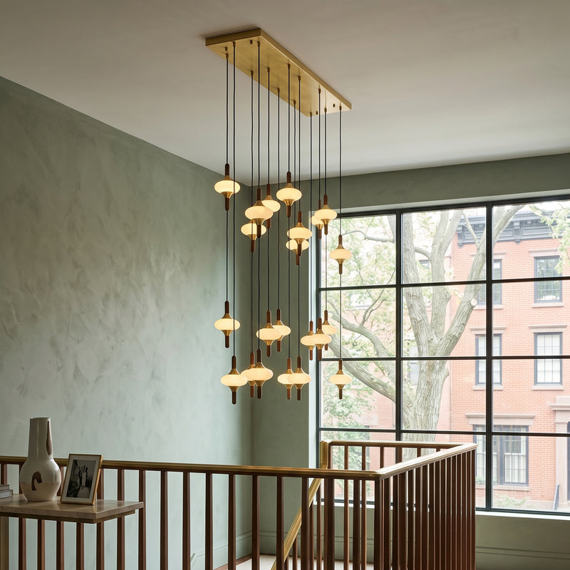 Cascade Spindle Chandelier