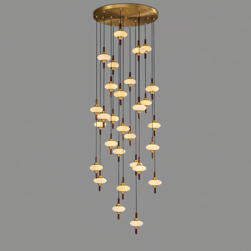 Cascade Spindle Chandelier