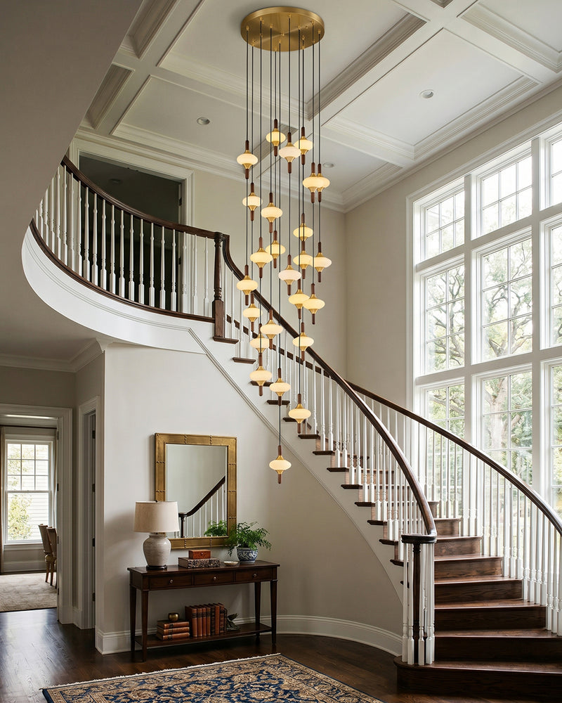 Cascade Spindle Chandelier