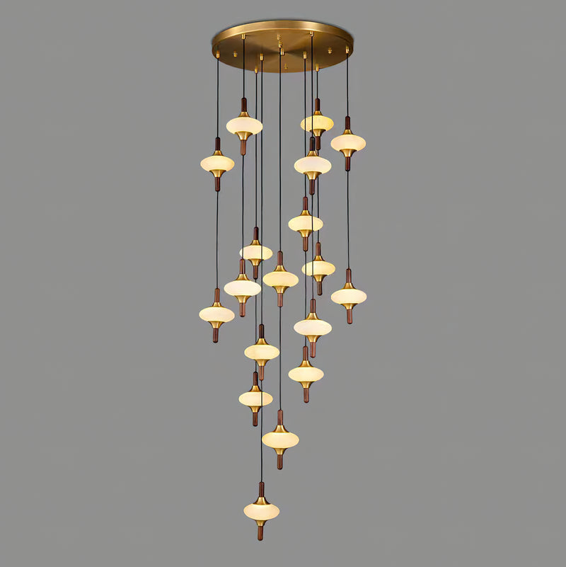 Cascade Spindle Chandelier