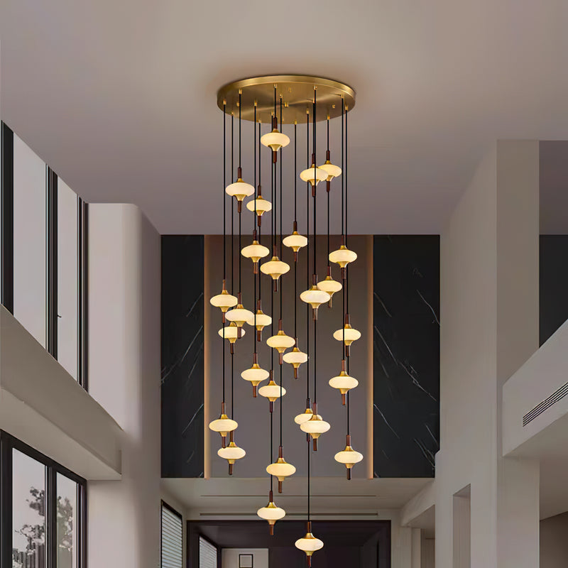 Cascade Spindle Chandelier