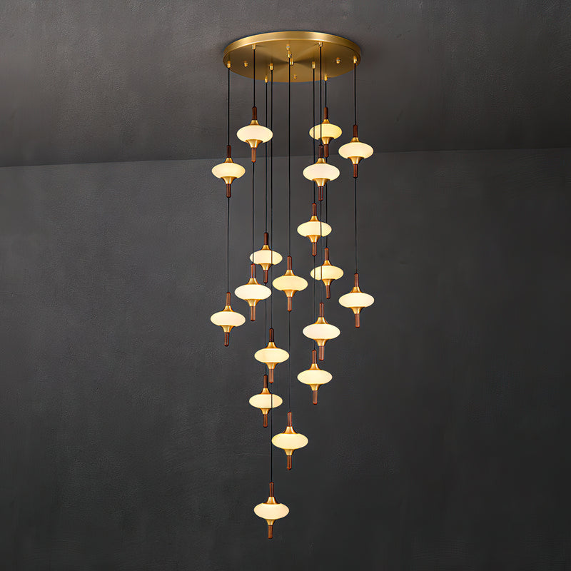 Cascade Spindle Chandelier