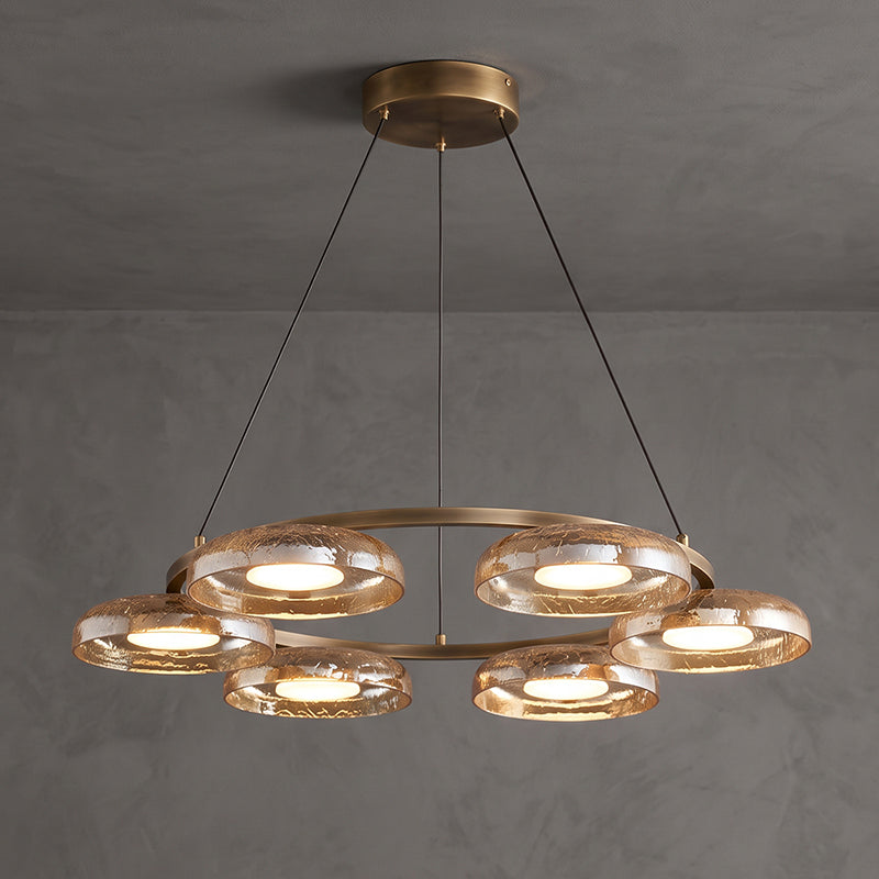 Ezra Organische Glazen Hanglamp