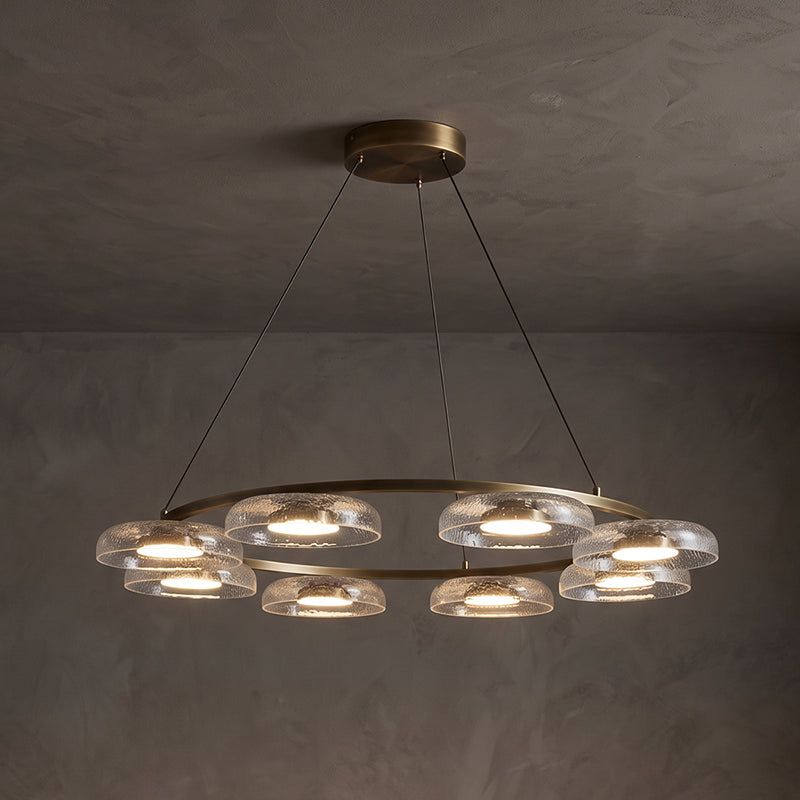 Ezra Organische Glazen Hanglamp