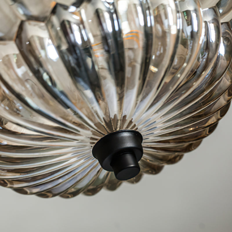 Celeste Tiered Glass Semi-Flush Mount Ceiling Lamp