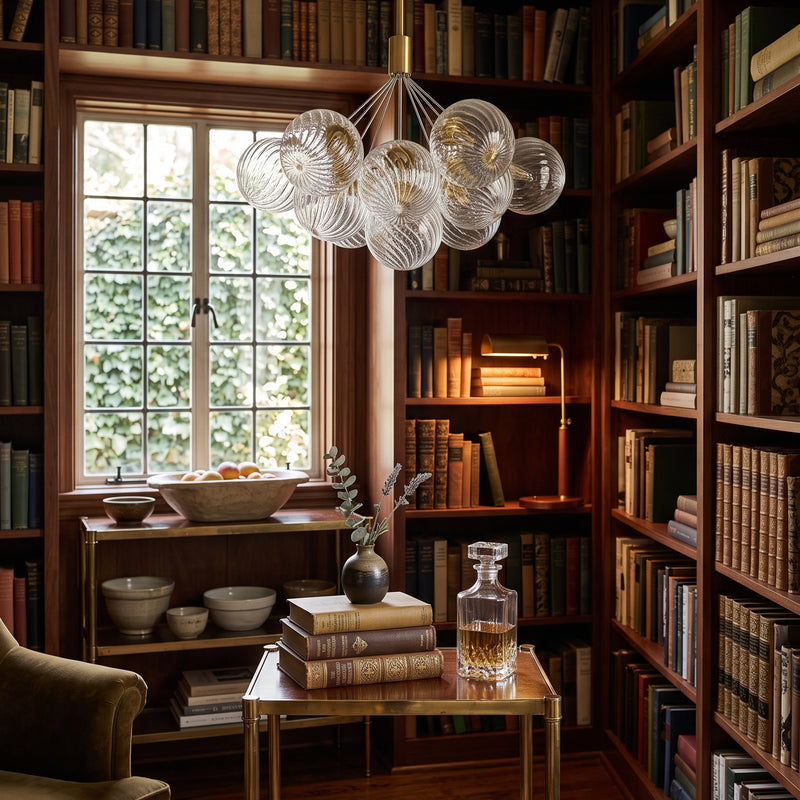 Celestial Bubble Cluster Chandelier