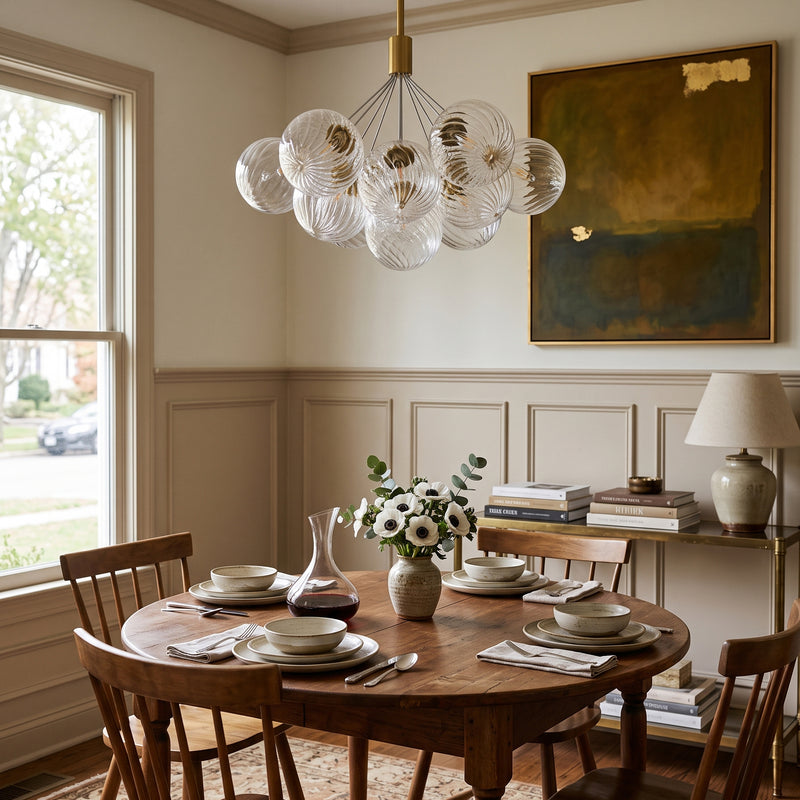 Celestial Bubble Cluster Chandelier
