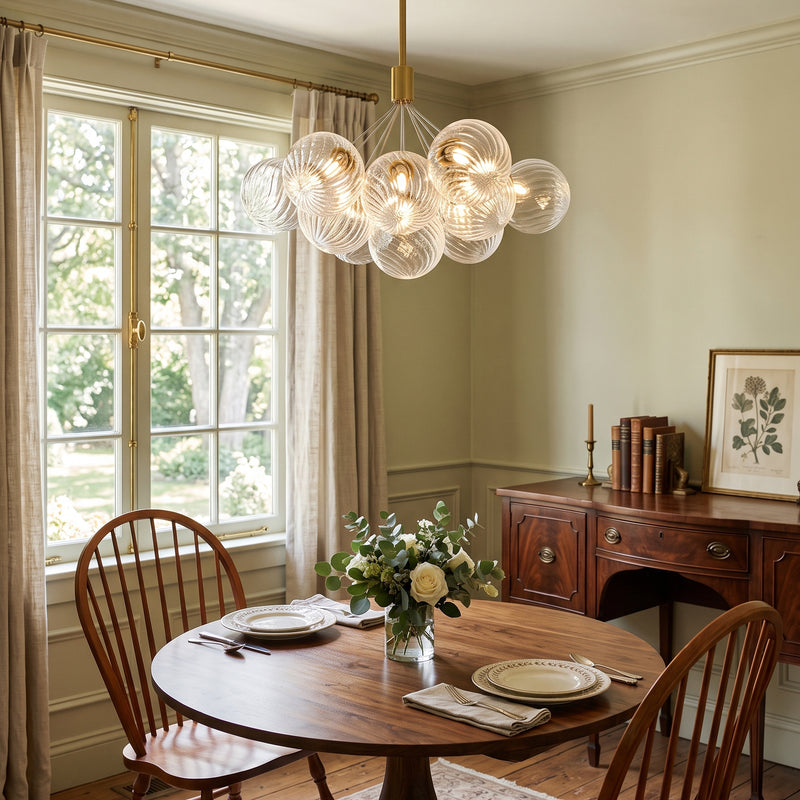 Celestial Bubble Cluster Chandelier