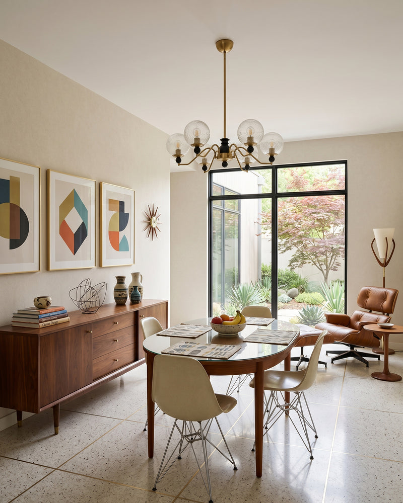 Clara Glass Chandelier