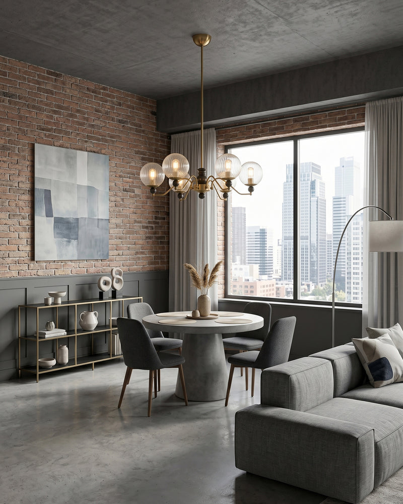 Clara Glass Chandelier