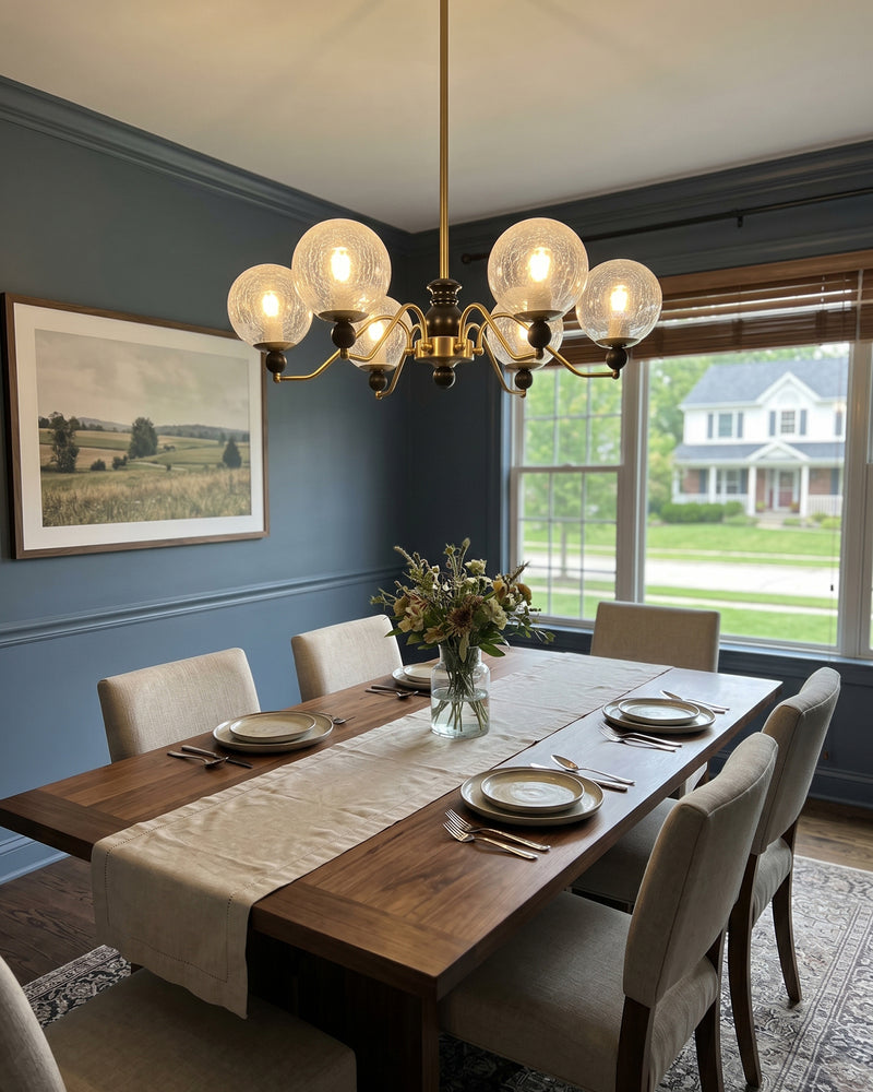 Clara Glass Chandelier