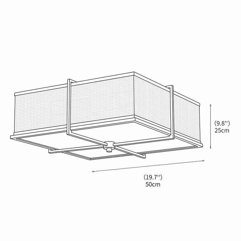 Clark Semi-Flush Mount