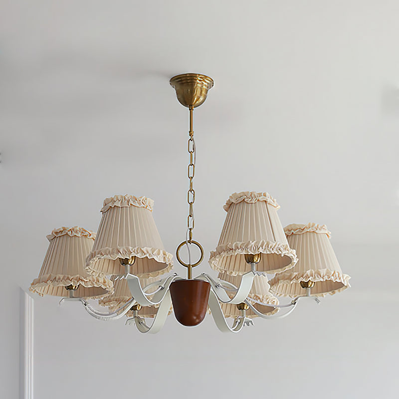 Colette Ruffled Pleat Chandelier