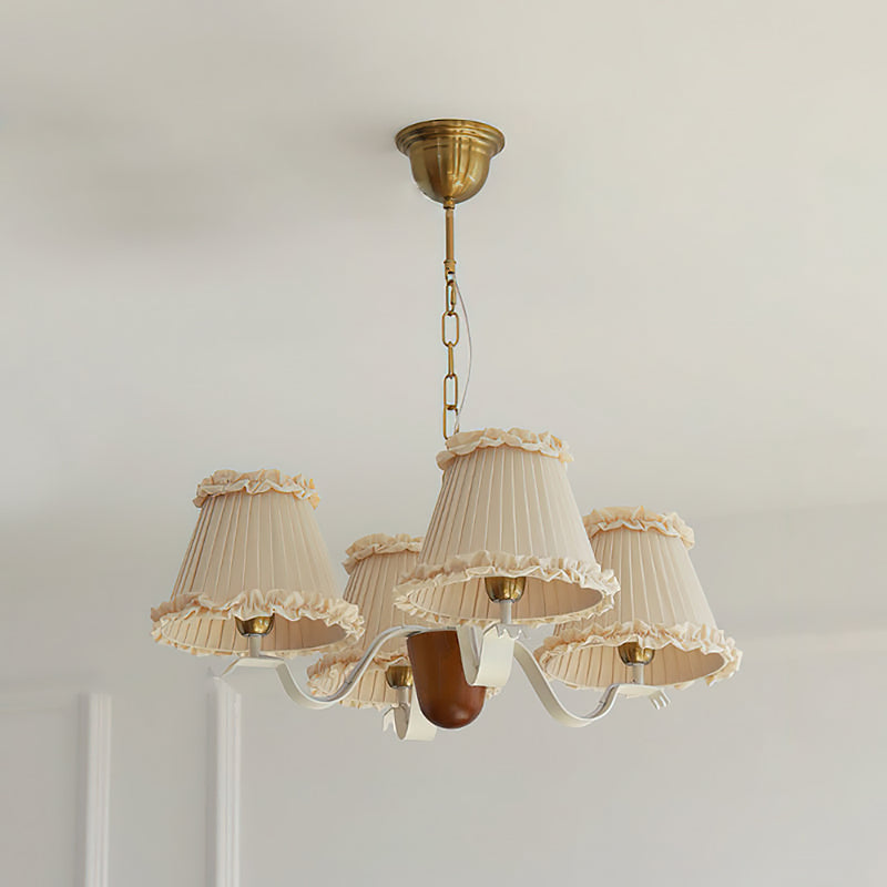 Colette Ruffled Pleat Chandelier