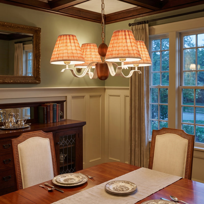 Colette Ruffled Pleat Chandelier