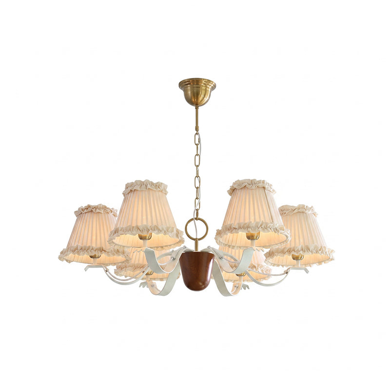 Colette Ruffled Pleat Chandelier