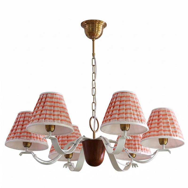 Colette Ruffled Pleat Chandelier