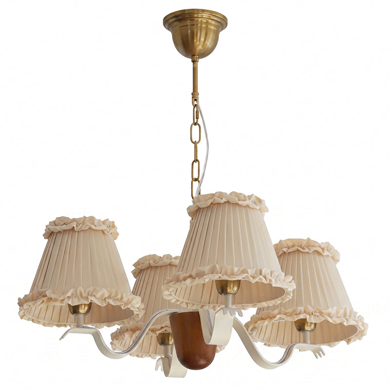 Colette Ruffled Pleat Chandelier