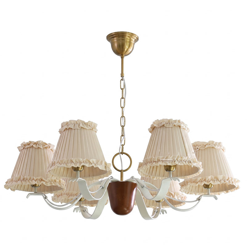 Colette Ruffled Pleat Chandelier